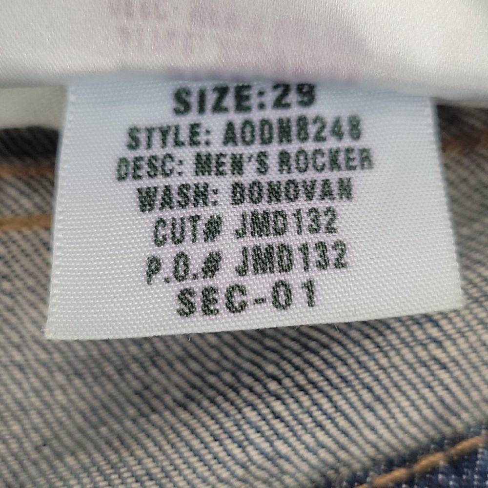 Joe's Jeans Rocker Distressed Bootcut Jeans Size 29 - Picture 12 of 14